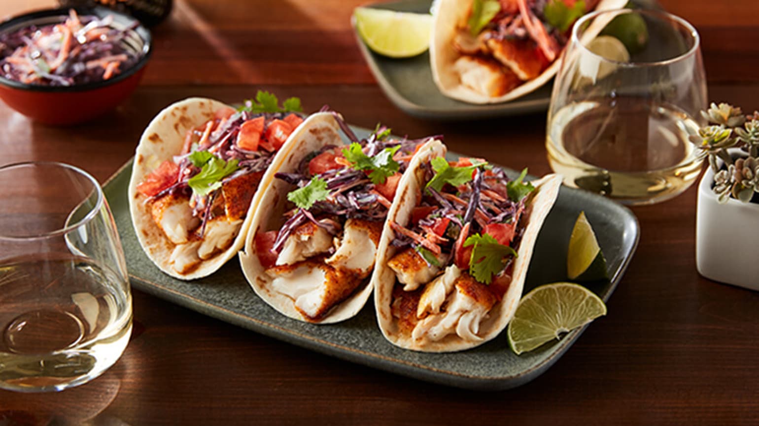 Date Night Spicy Fish Tacos